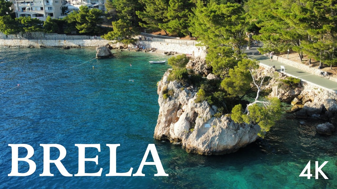 Brela | Dalmatia | Croatia | Drone Video | 4K UHD