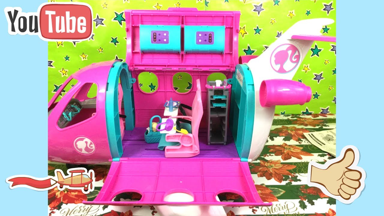 Unboxing the Barbie Doll Dream Plane!!