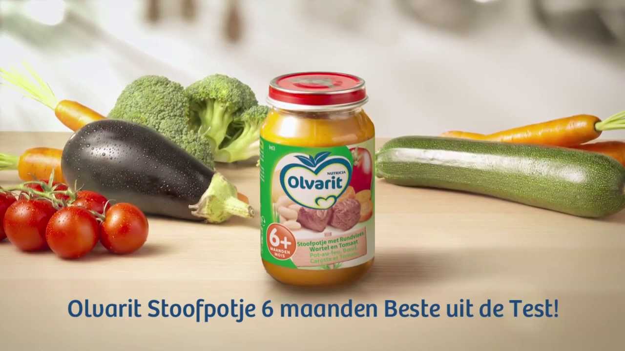 Babyvoeding: Nieuwe Olvarit commercial - 75 gram heerlijk gestoomde groente