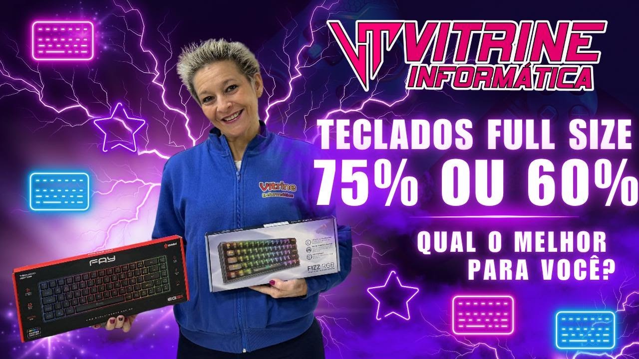 Teclados full size, 75% ou 60% - Qual o modelo ideal para você?