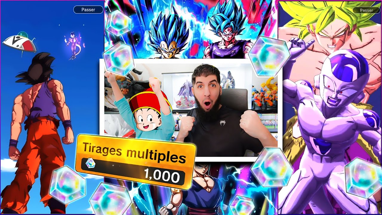 DUEL INVOCATION VEGETA ÉVO TAG GOKU KAIOKEN vs Mon FILS !!! DB LEGENDS