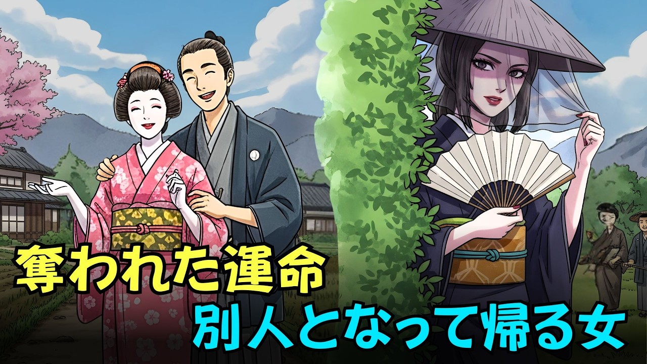 骨身に刻まれた怨み――妹は姉の縁を奪い酸で顔を奪った…だが“新たな顔”で帰る日| 日本昔話・因果と復讐