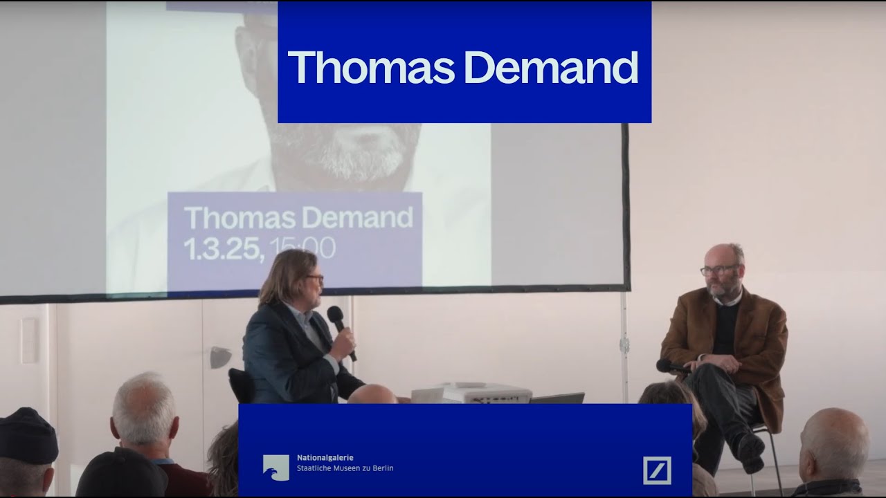 In Conversation: Thomas Demand / Hamburger Bahnhof