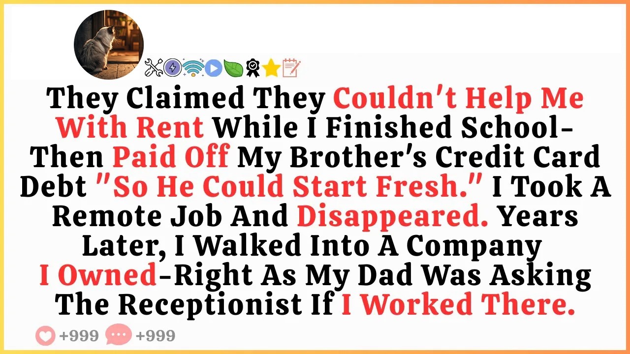 They Claimed They Couldn’t Help Me With Rent While I Finished School—Then Paid Off My Brother’s C