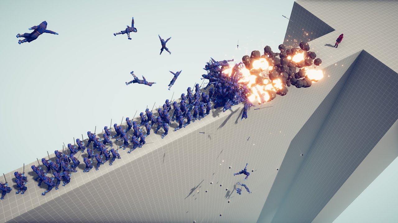 GOD BOMB THROWER BRIDGE LAST STAND - Totally Accurate Battle Simulator