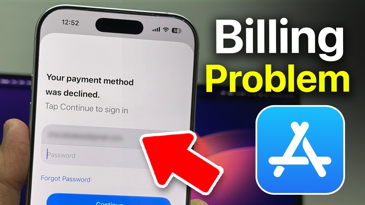 How To Fix Apple Store Billing Problem (App Store Payment Error)