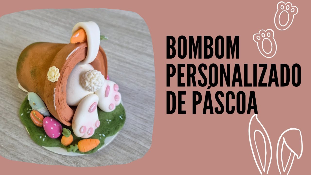 Bombom personalizado de pascoa