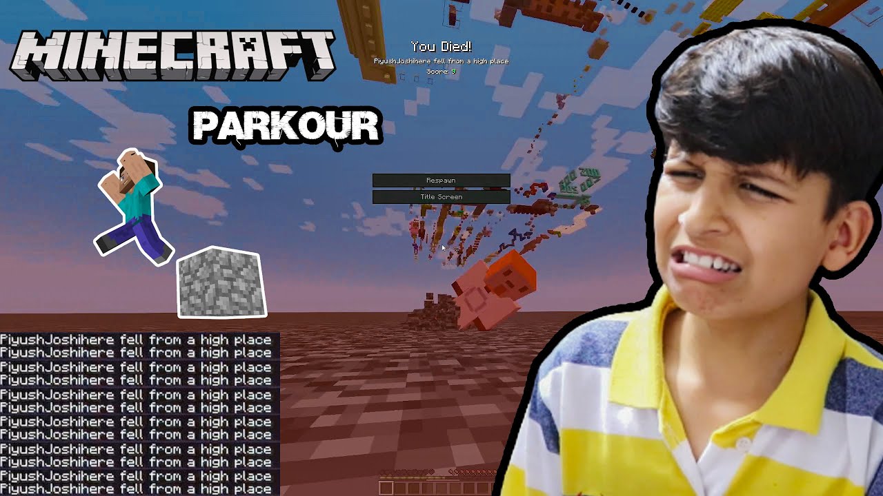 MY PRO PARKOUR SKILLS IN MINECRAFT😂
