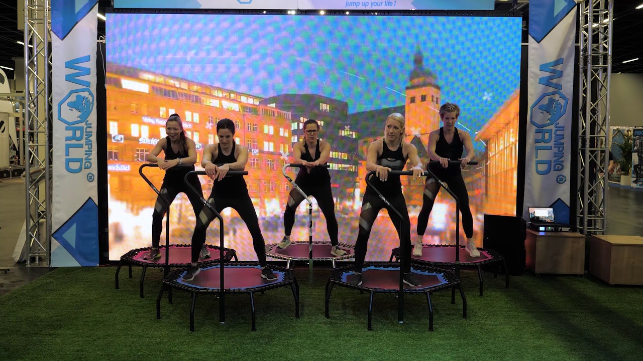 Official WORLD JUMPING choreo at FIBO 2018