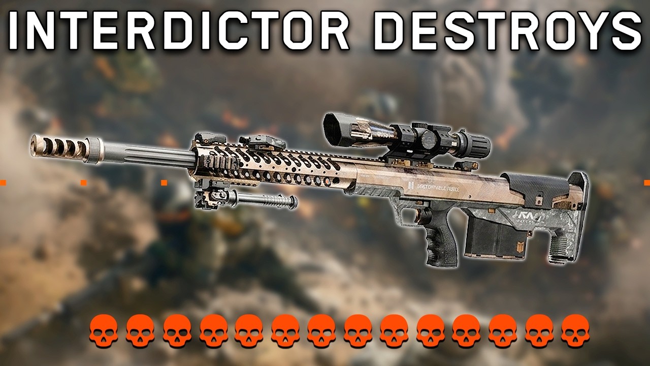 (New Sniper) BF6 Interdictor Destroys HEADS - Battlefield 6 Season 4 Gameplay...