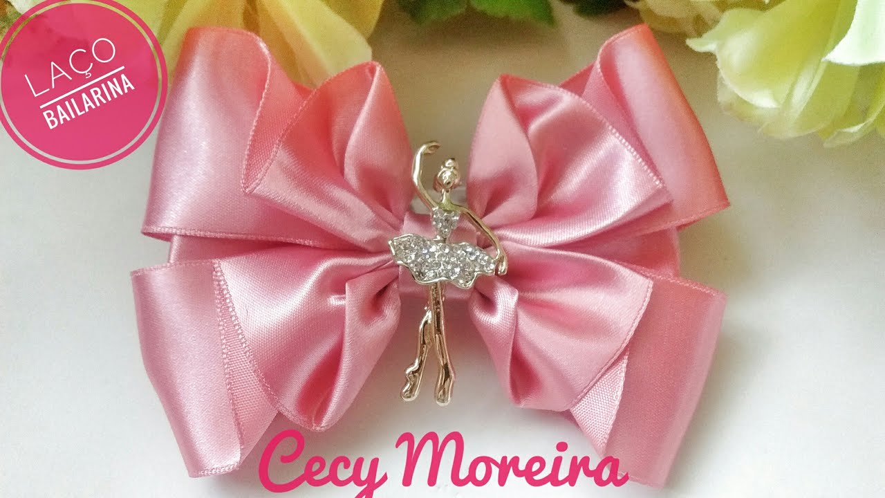Laço Bailarina 🎀By Cecy Moreira🎀