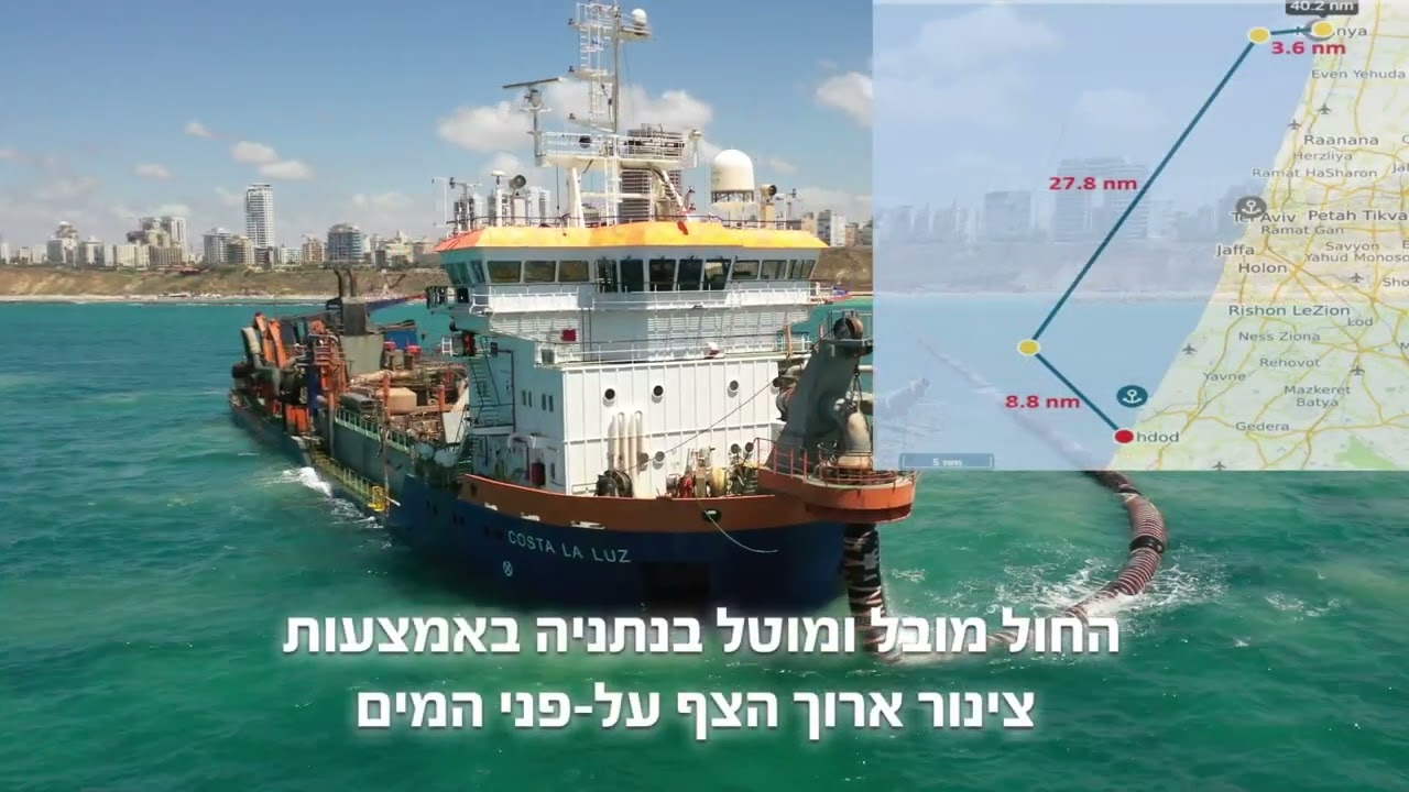 הזנת חול בחופי נתניה 2022