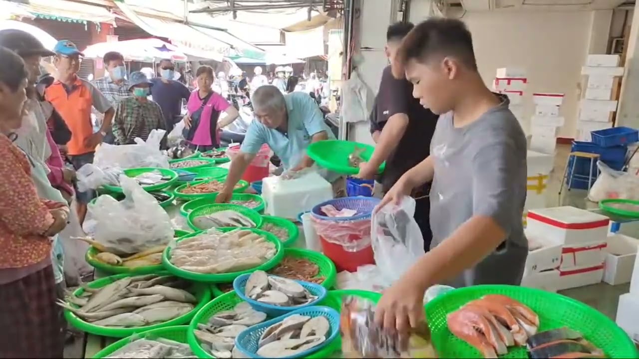 中彰海王子彰化和美海鮮拍賣 海鮮叫賣