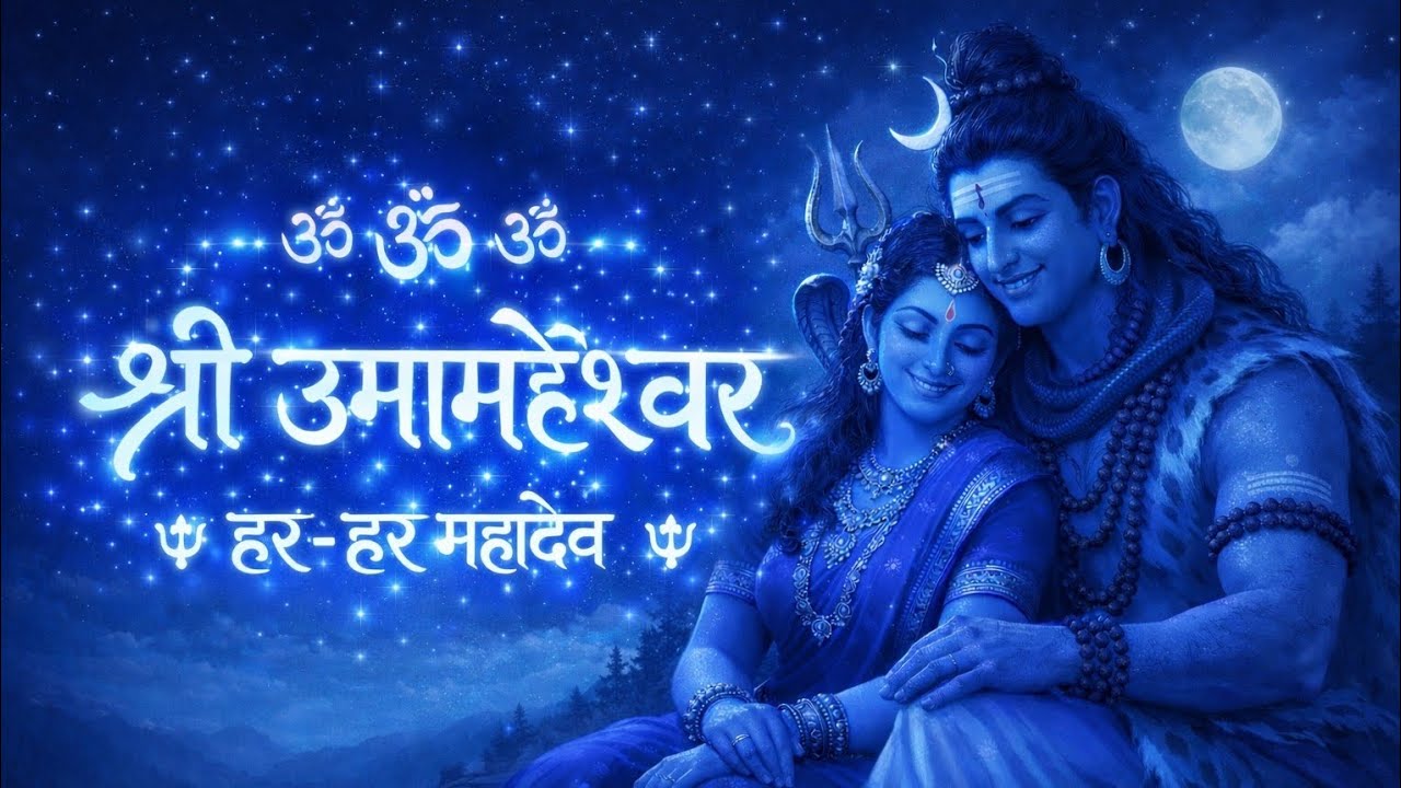 🕉️श्री उमामहेश्वर स्तुति | हर-हर महादेव | दिव्य रात्रि भक्ति स्तुति | Shiv Parvati Bhajan 2026🕉️