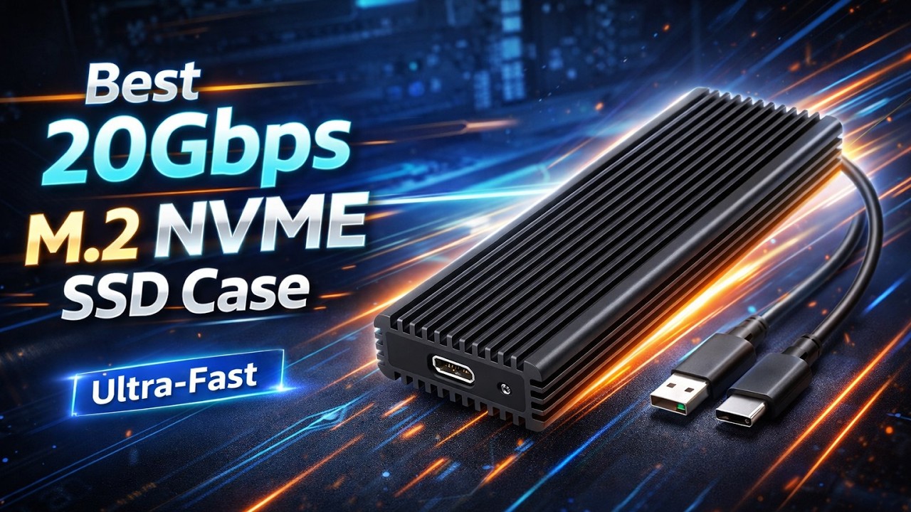 Лучший корпус для M.2 NVME SSD со скоростью 20 Гбит/с – сверхбыстрое хранилище.