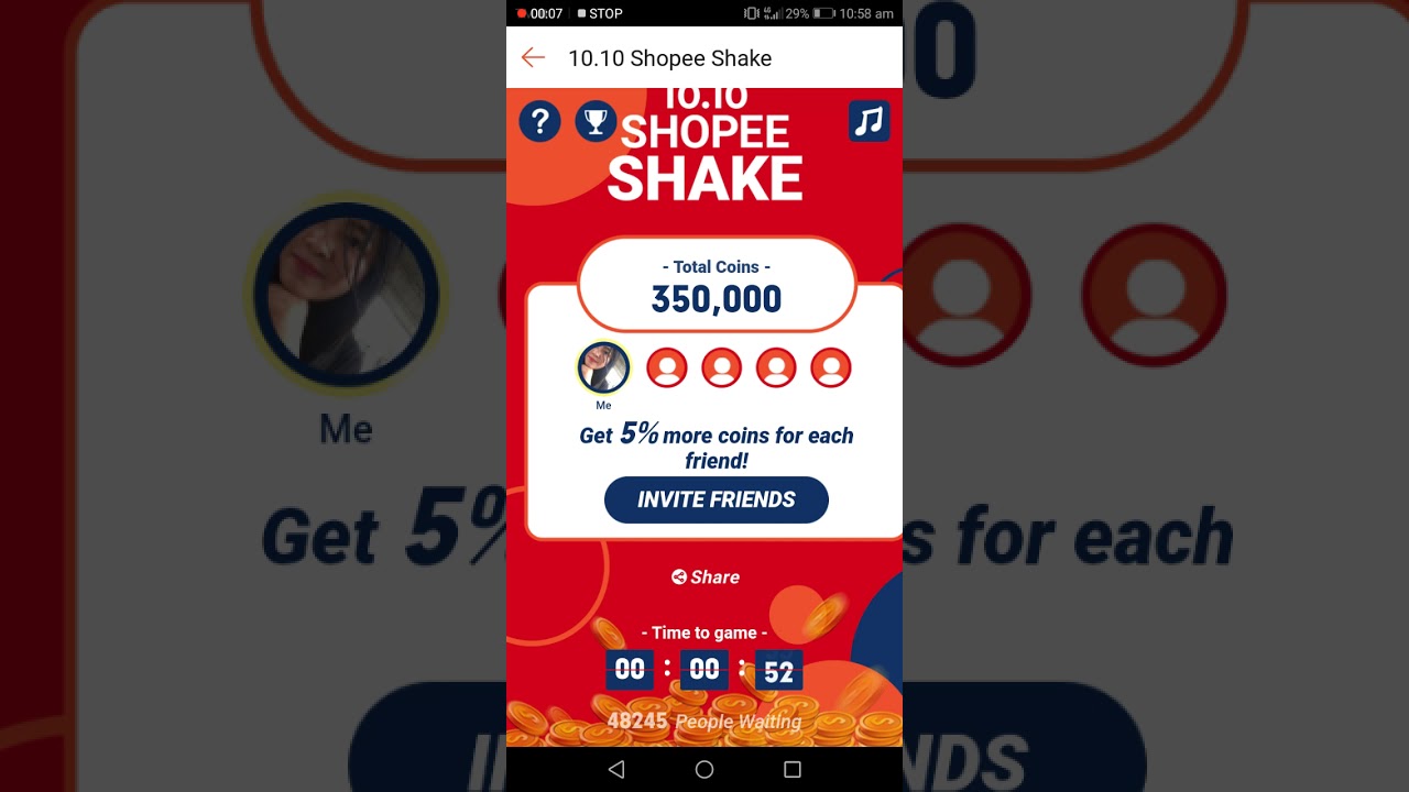 Shopee shake!
