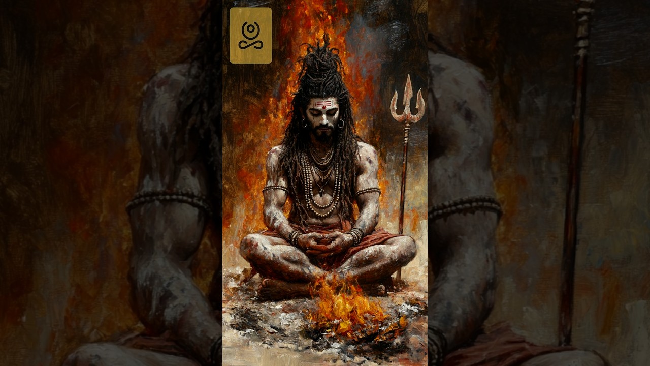 😱🔱 Why is Lord Shiva covered in ash? Unknown story! #shorts #shiva #facts
