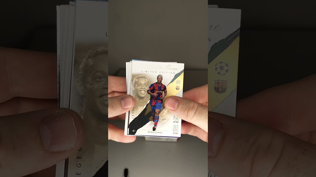 spectacular #ronaldinho artist of the game limited edition #Topps #matchattax #barcelona #ucl