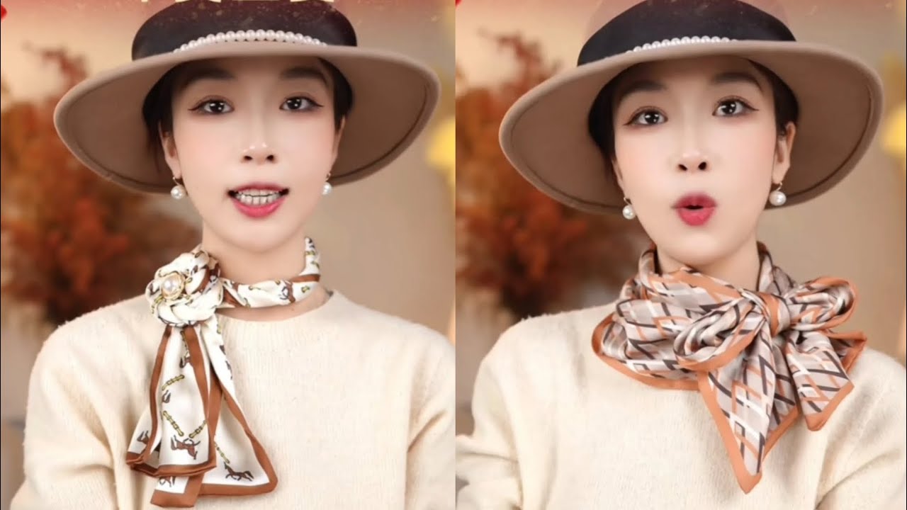100 Stylish Ways to Tie a Silk Scarf #fashion #scarf #scarffashion