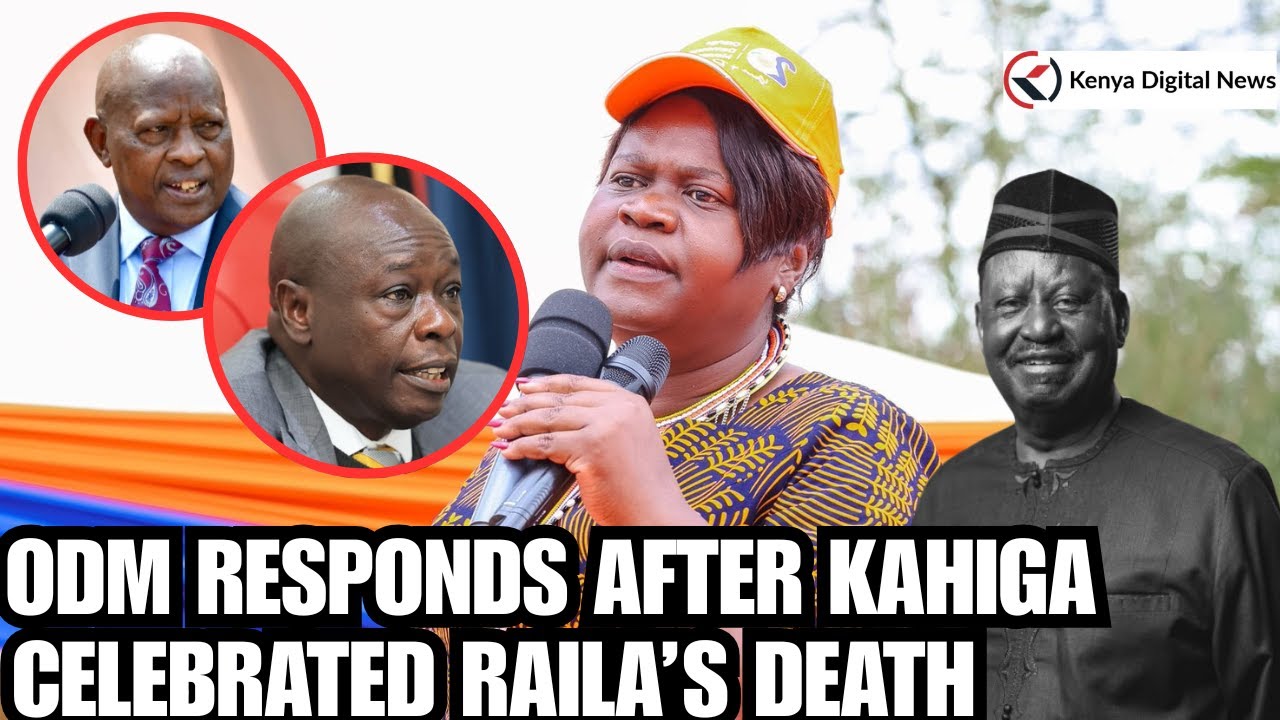 KAHIGA IS SPEAKING FOR GACHAGUA! Gov. Wanga & ODM MPs Condem Mutahi for Clebrating Raila's Death