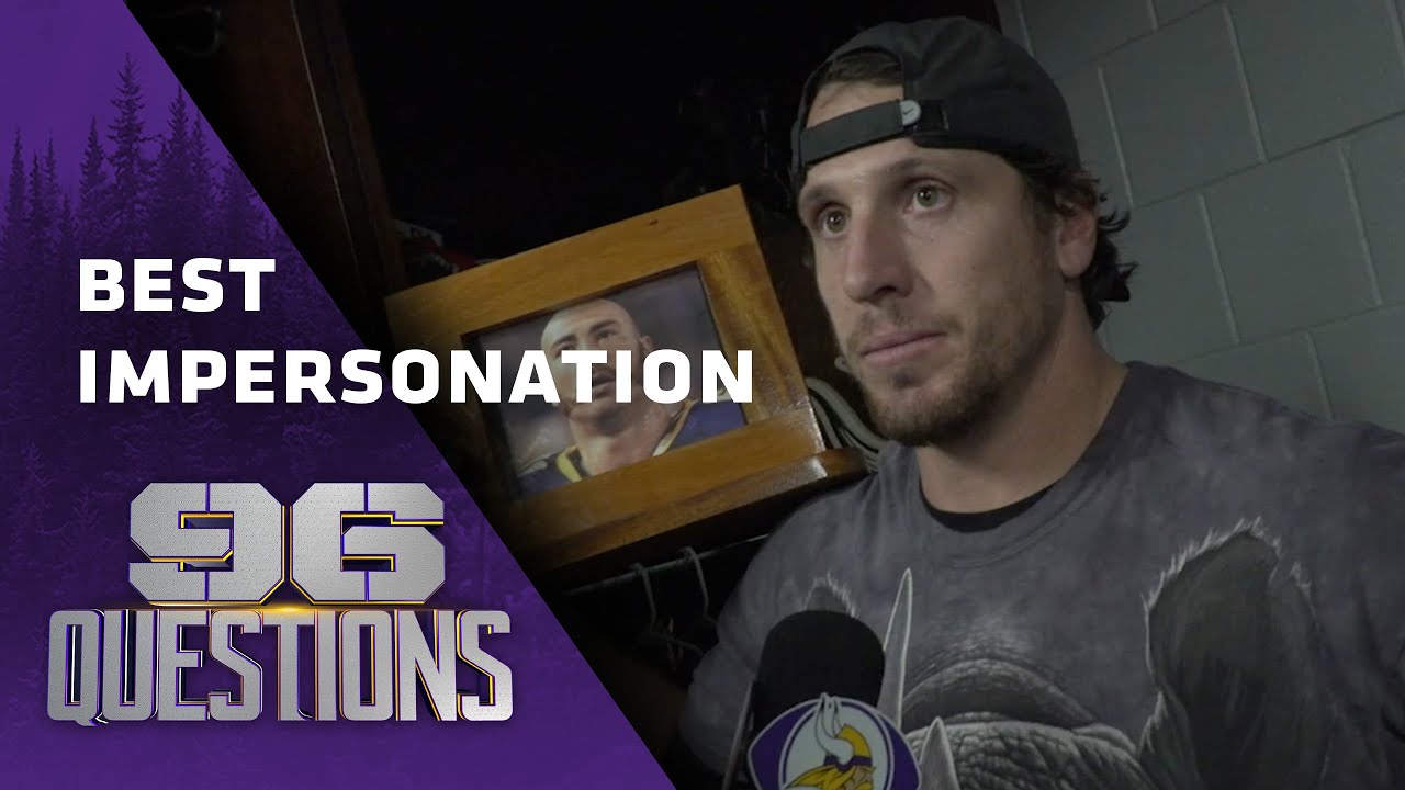 96 вопросов: Кого вы можете изобразить лучше всего? | Minnesota Vikings