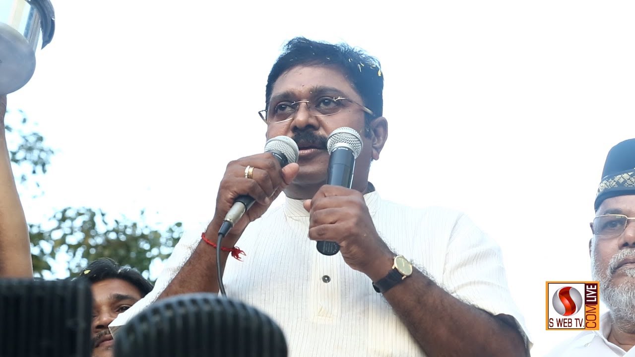TTV Dinakaran SPEECH | RK NAGAR election campaign | S WEB TV