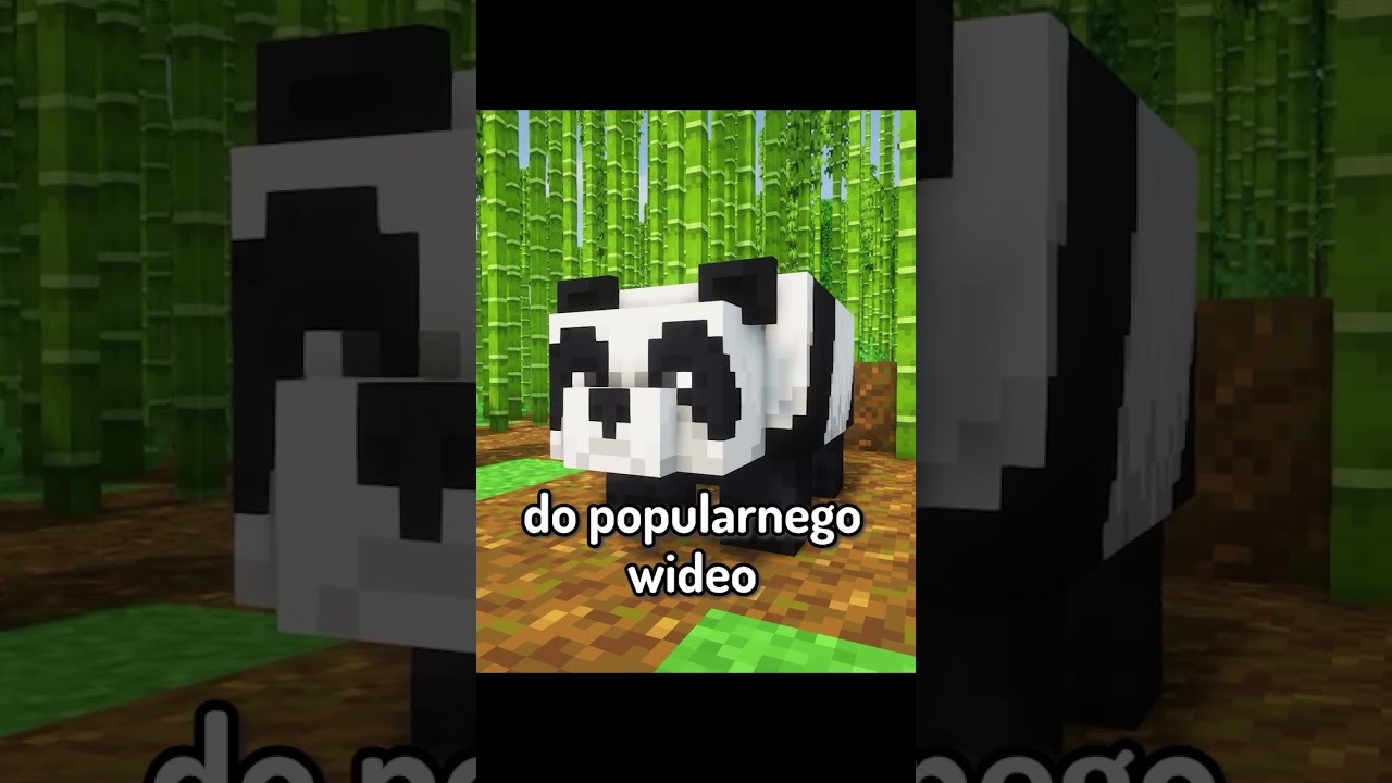 4 CIEKAWOSTKI o PANDACH w Minecraft #shorts