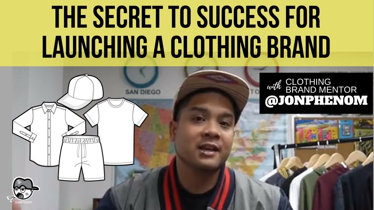 The Secret to Success for launching a Clothing Brand | Designer @JonPhenom