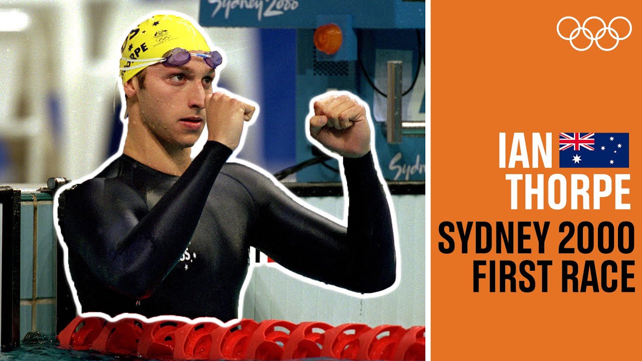 Ian Thorpe's first Olympic Race! 🏊&zwj;♂️