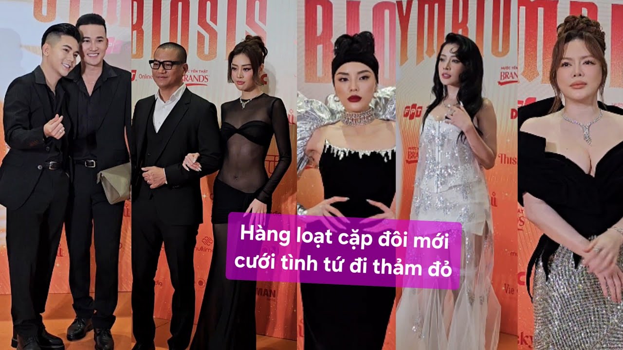 Toàn cảnh thảm đỏ Ngôi Sao Của Năm: v/c Khánh Vân, Anh Đức, Hà Trí Quang; Hương Giang, Nhã Phương...