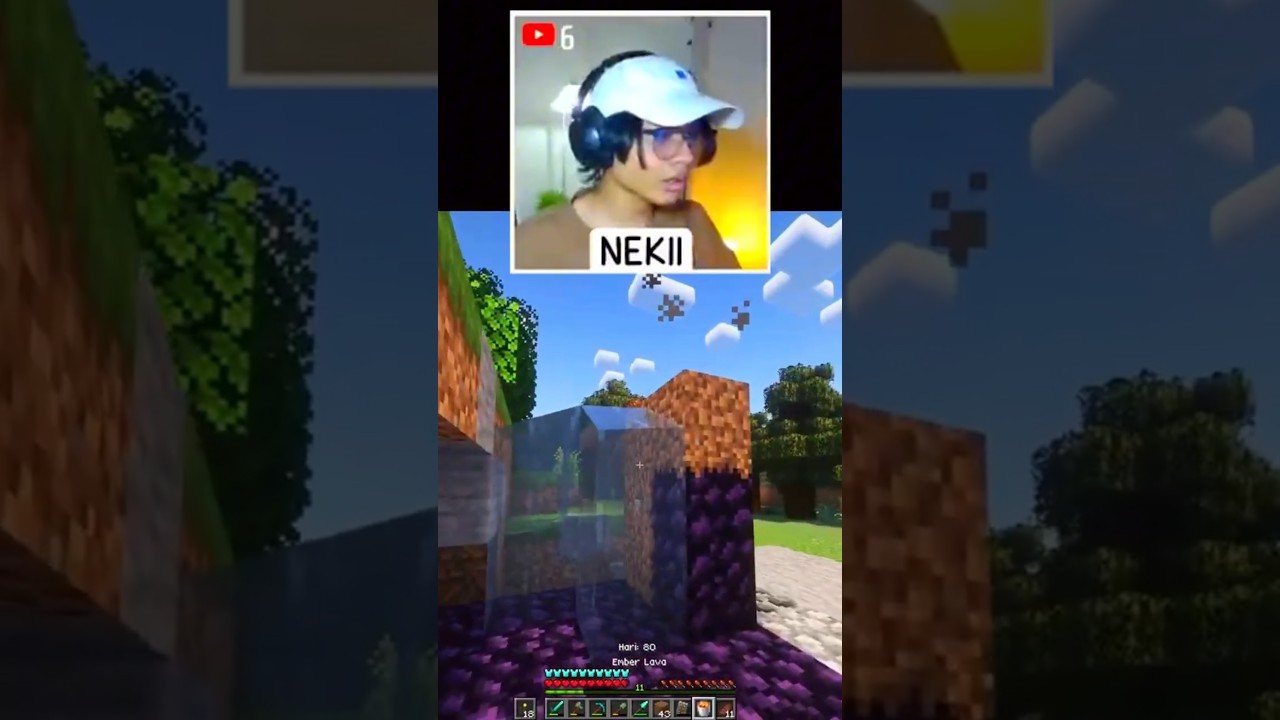 cara cepat membuat portal nether menggunakan air 🗿 #minecraftindonesia