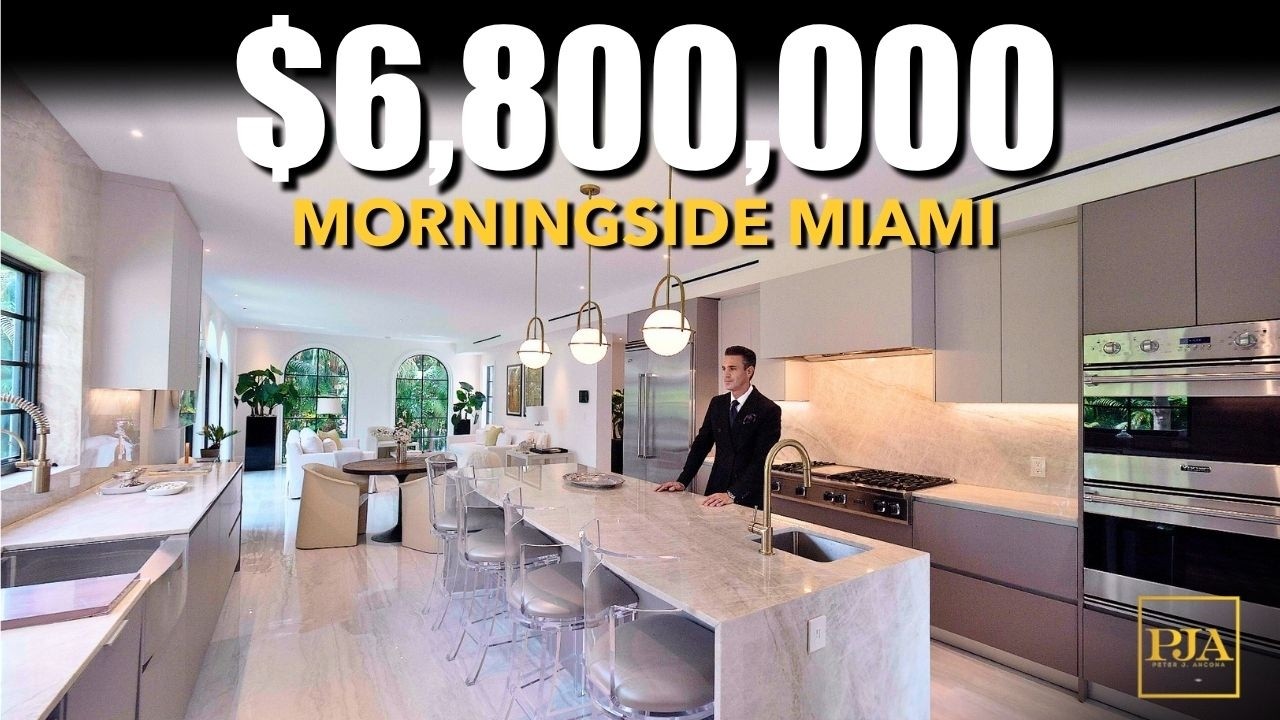 MORNINGSIDE MIAMI | Внутри особняка во Флориде за $6 800 000 | Тур по элитной недвижимости | Pete...