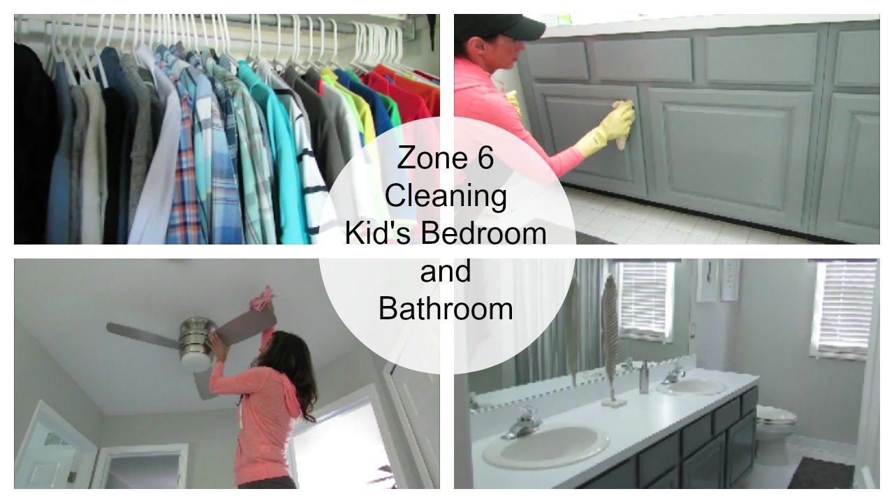 Clean with Me | Kids' Bedrooms and Bathroom Zone Cleaning Routine
