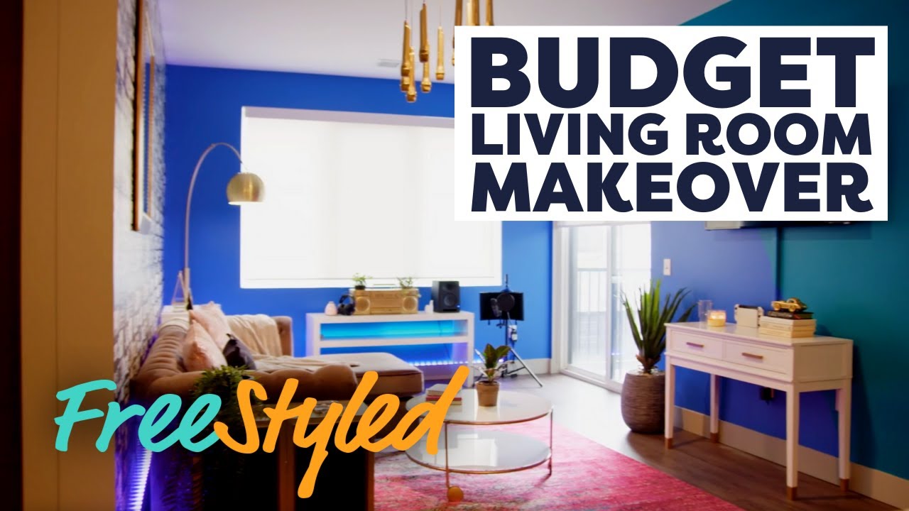 A Living Room-Turned-Recording Studio | Budget Living Room Makeover | Freestyled