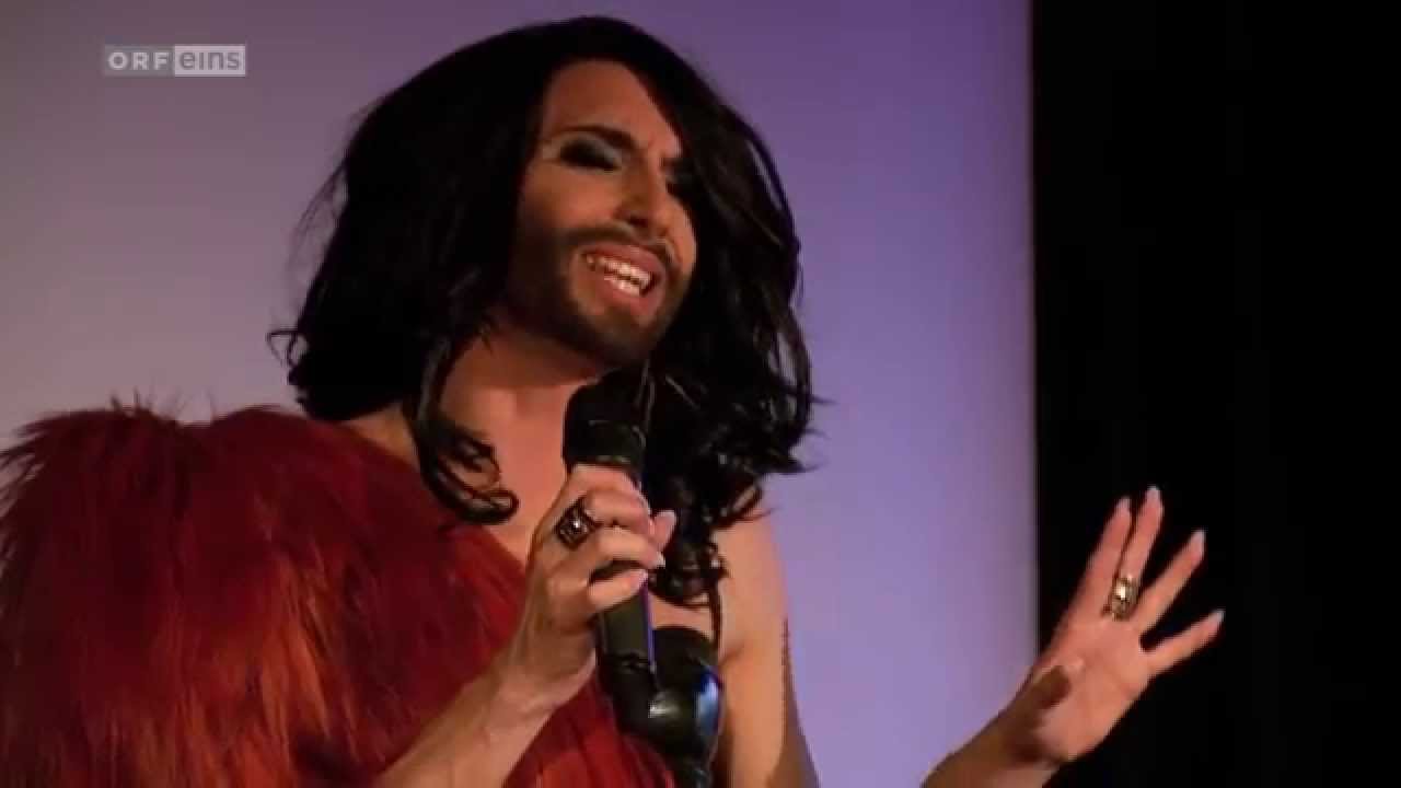 Conchita Wurst live @ Eurofan-Caf&eacute;