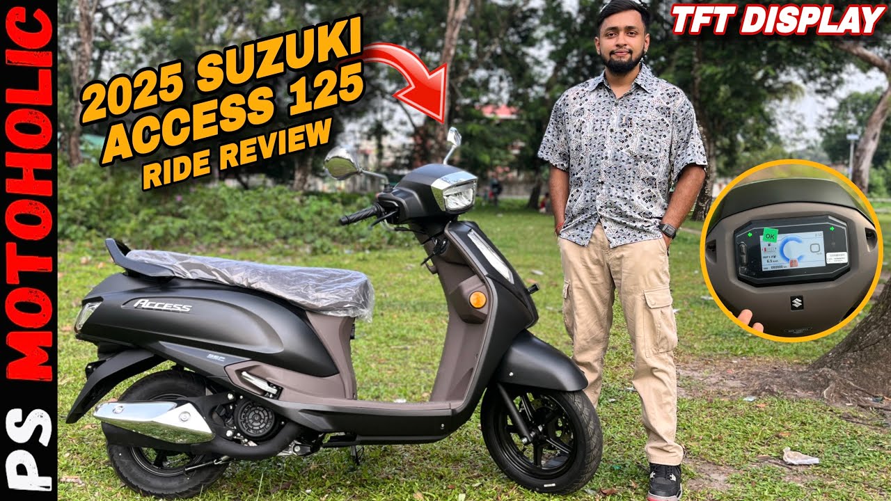 All New 2025 Suzuki Access 125 TFT Display Review - All New Updates & Ride Review 🔥🔥 | PS Motoholic.