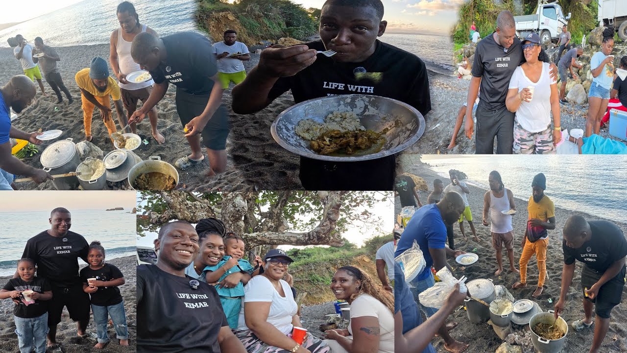 Seaside Cooking with Subscribers from Overseas 🇺🇸 🇯🇲
