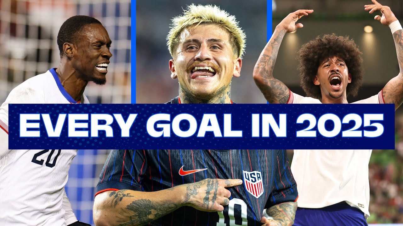 All 33 Goals for the U.S. Men's National Team In 2025 ⚽