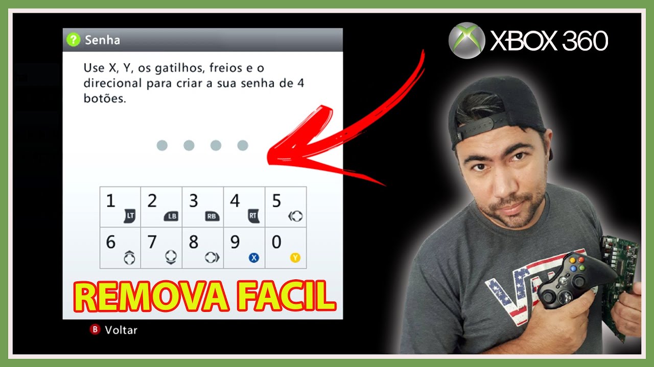 COMO REMOVER A SENHA PARENTAL DE TODOS OS XBOX 360
