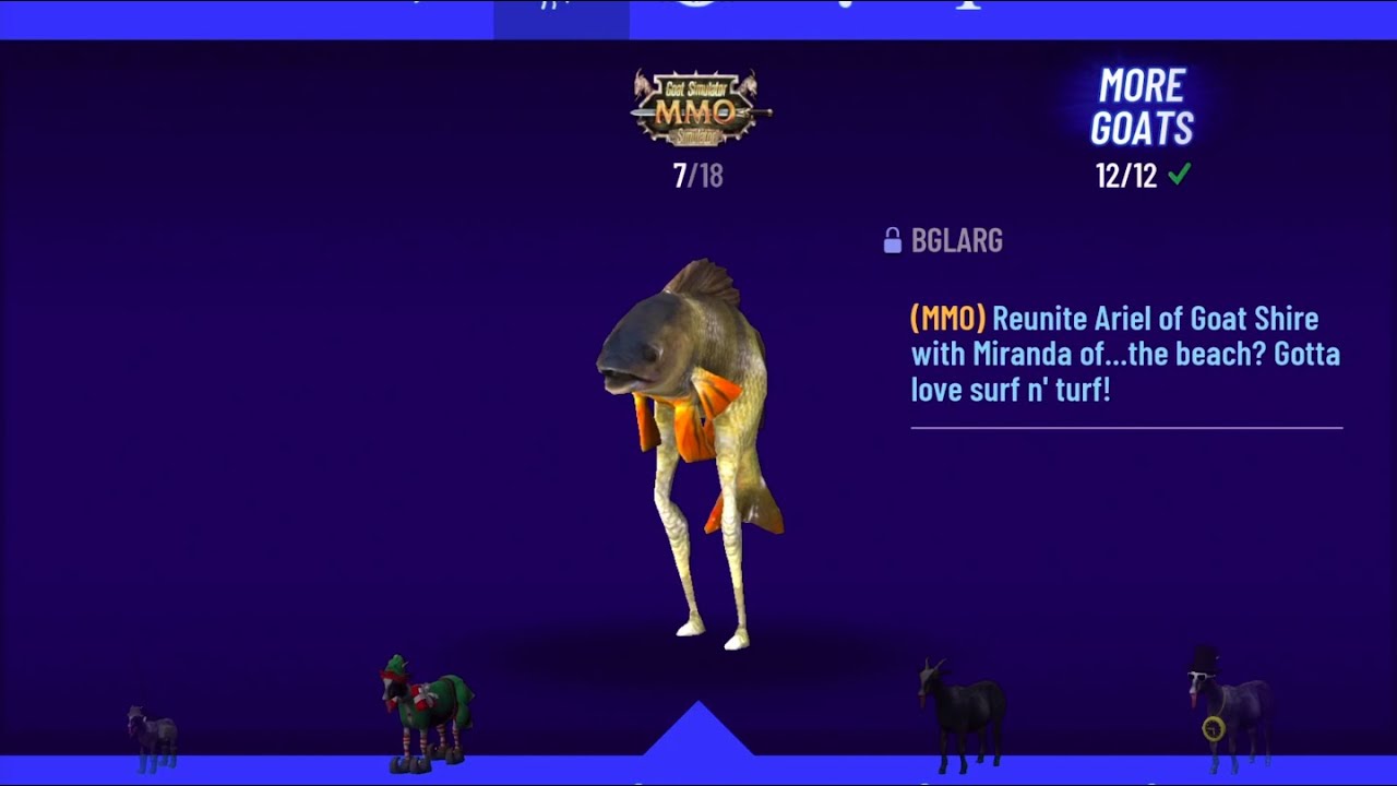 How to get the BGLARG Goat in MMO! Goat Simulator MMO