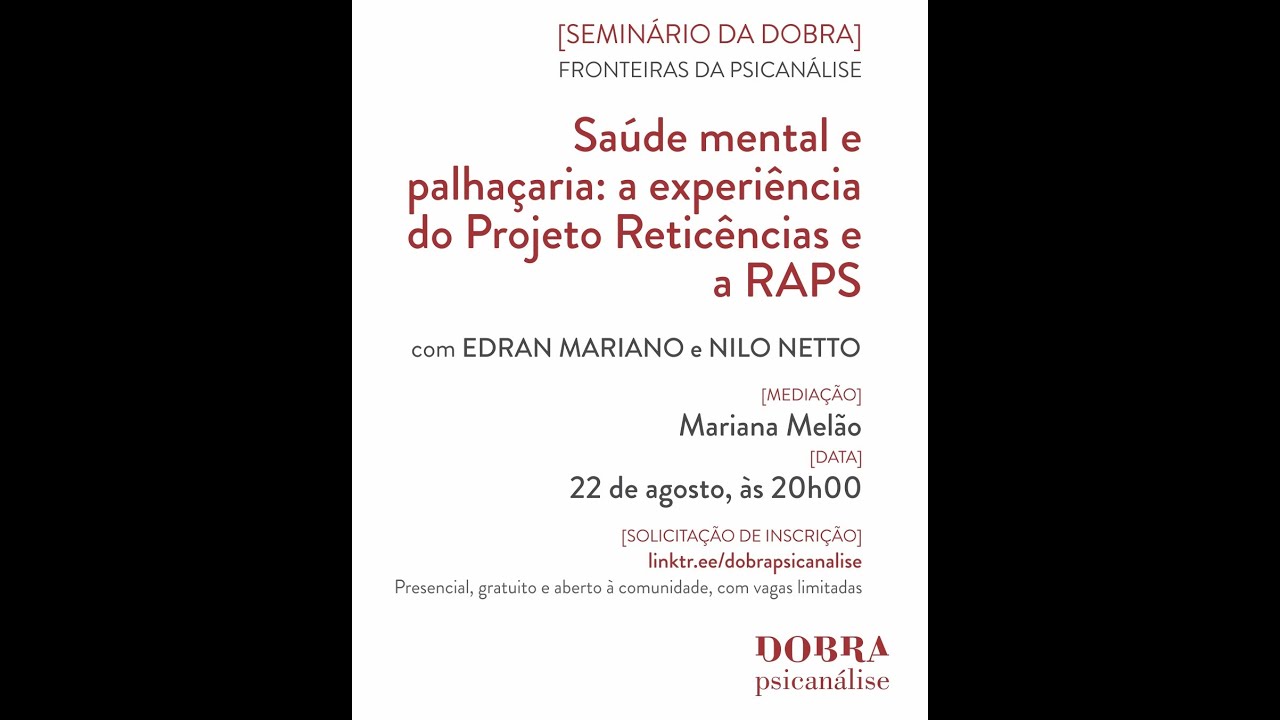 FRONTEIRAS # 34 - EDRAN MARIANO e NILO NETTO - Saúde mental e palhaçaria: Projeto Reticências e RAPS