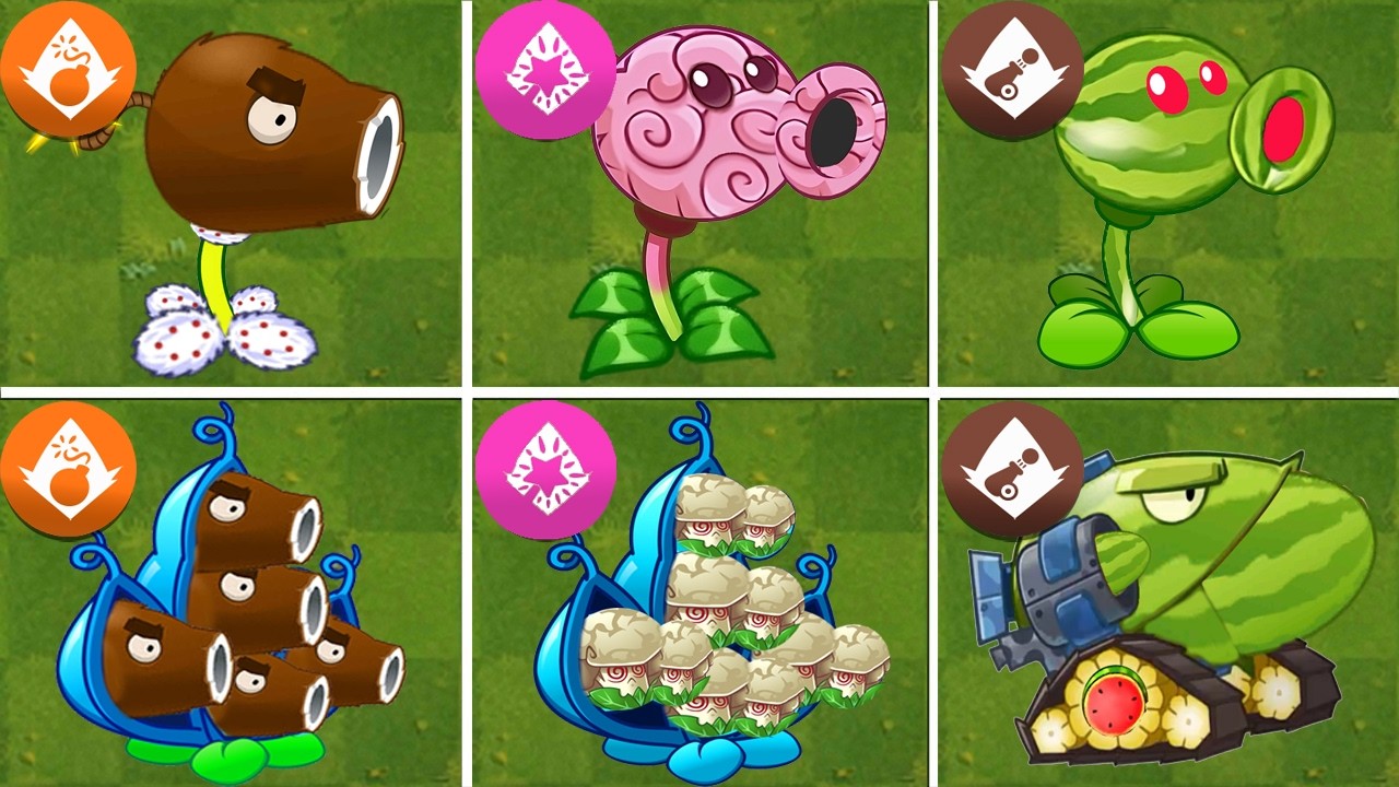 PvZ 2 Challenge - Random Super Plants Max Level Power Up vs Final Zomboss #25