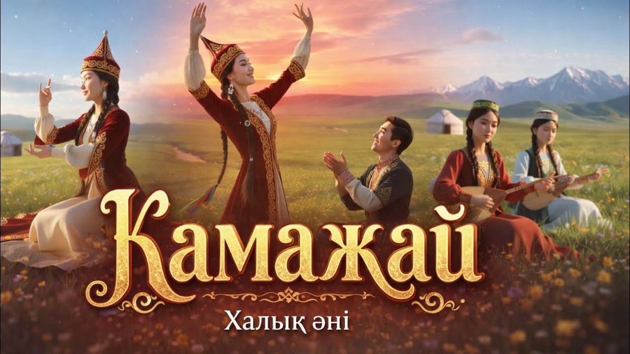 ҚАМАЖАЙ| Халық әні мен әдемі мультфильм#қамажай#қазақшамультфильм#халықәні
