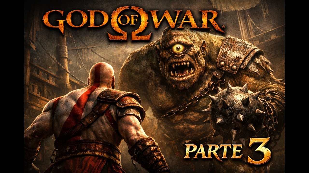God of War  Parte 3 – ENFRENTEI VÁRIOS CICLOPES INSANOS!