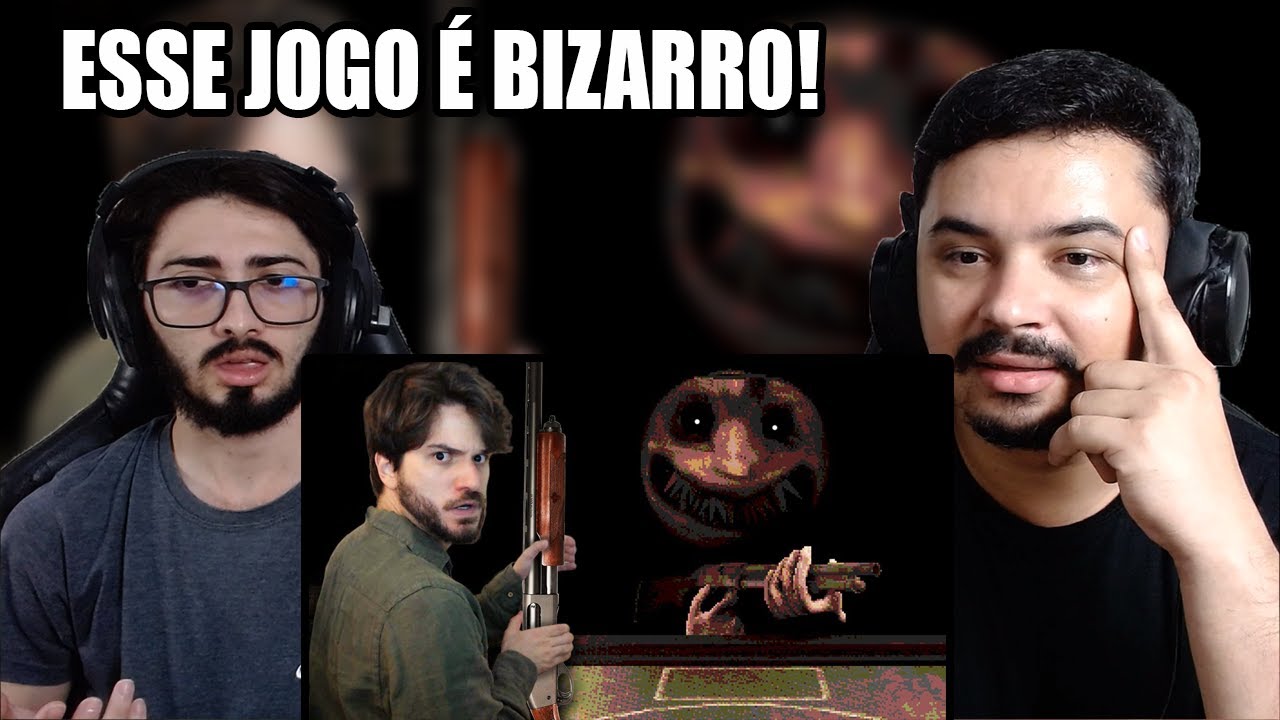 REACT O BIZARRO JOGO DA ROLETA RUSSA QUE VIROU UM SUCESSO NO YOUTUBE - Buckshot Roulette | Jazzghost