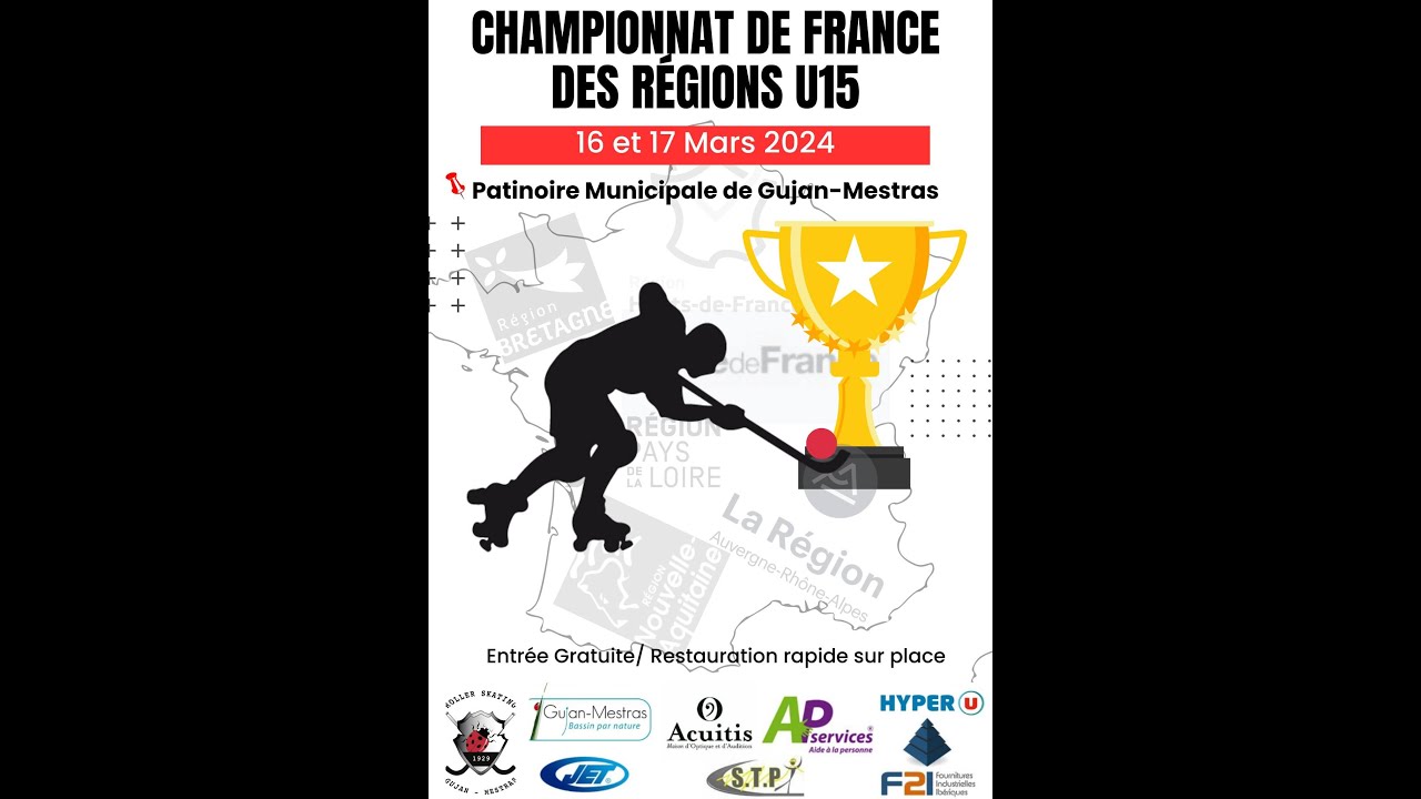 Championnat de France des régions U15 : Match 5e place Ile-de-France contre Bretagne (1-3)