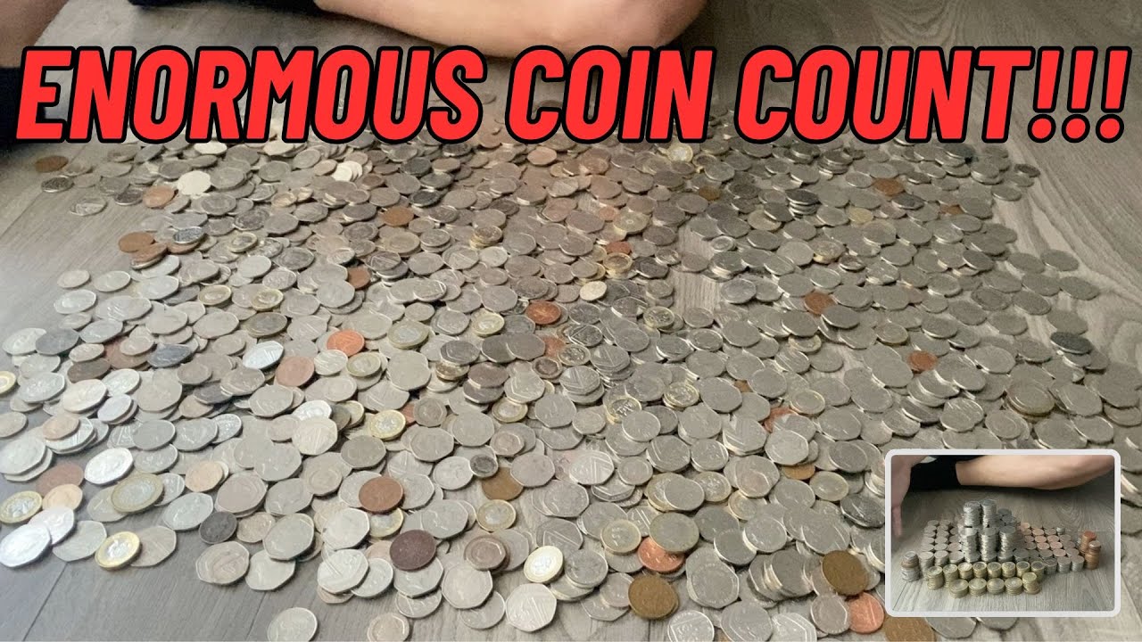 Counting My HUGE Coin Jar: You Won't Believe the Total! 🤑