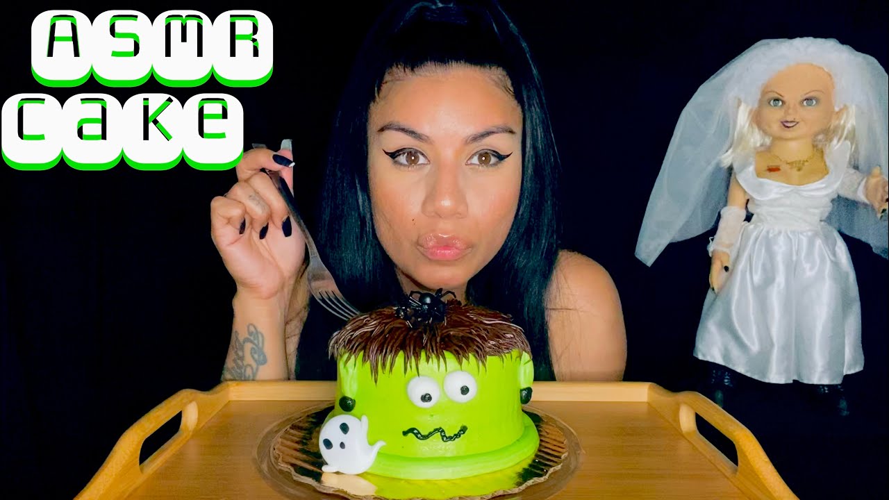 ASMR EATING CAKE MUKBANG 먹방 NO TALKING (MOUTH SOUNDS) SHEEATSASMR