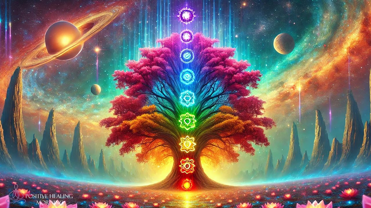 Все 7 Чакр Частоты Сольфеджио + Древо Жизни | Энергетическое Очищение Всего Тела И Балансировка Ч...