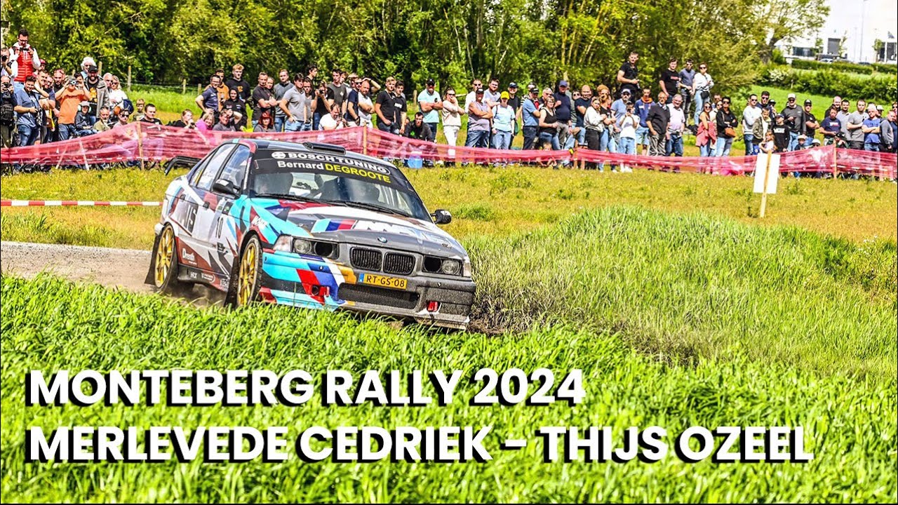 Monteberg rally 2024 Onboard - Merlevede Cedriek - Thijs Ozeel